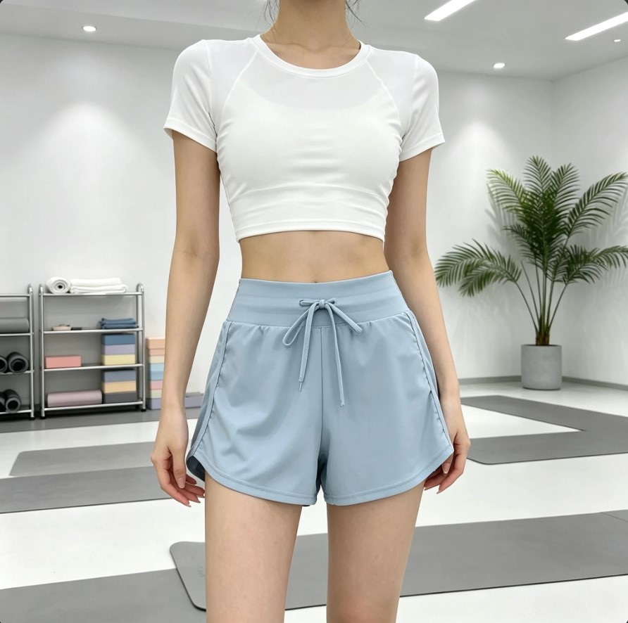 Badminton Rank - Calças de Fitness para Yoga, Shorts