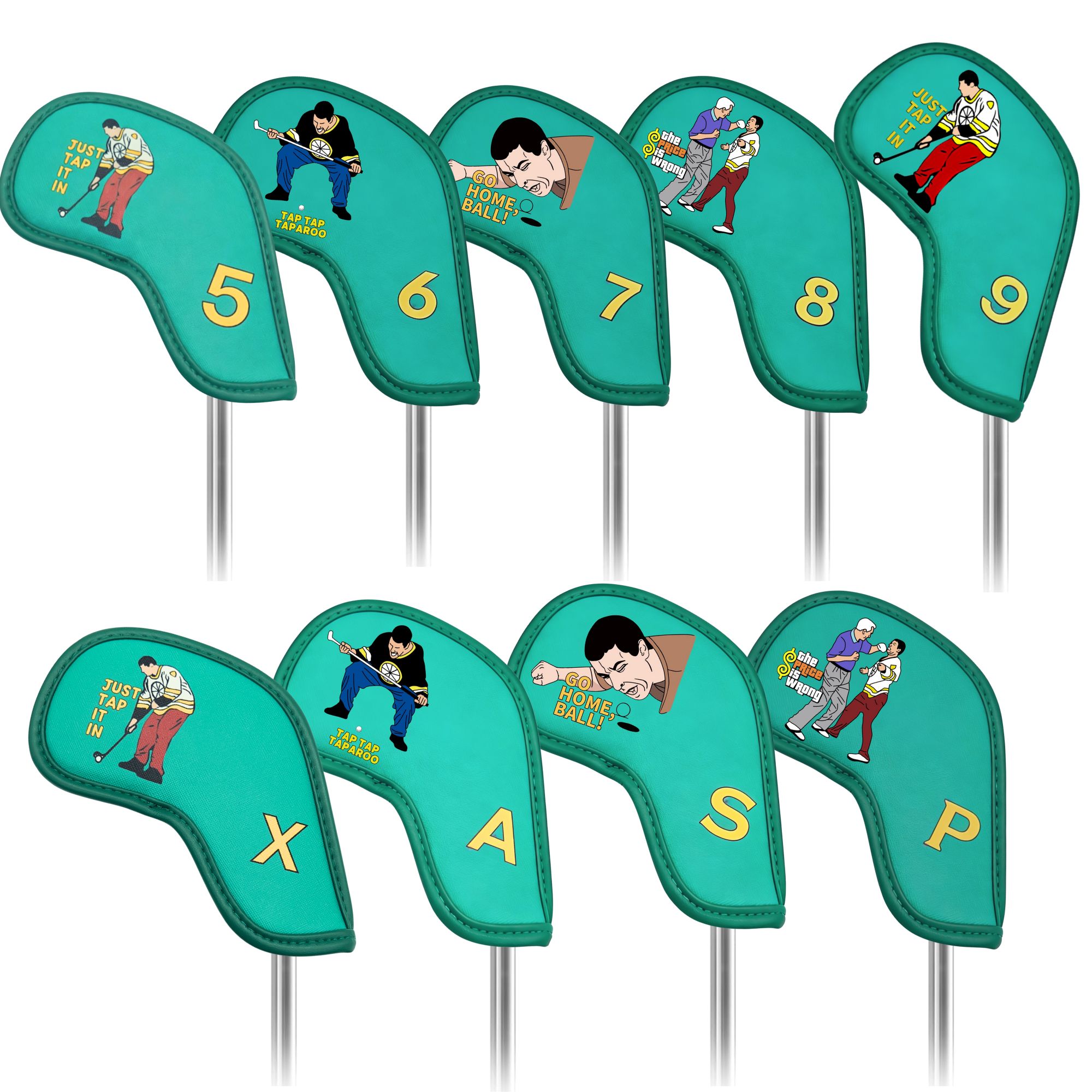 Badminton Club - 9 capas para ferros de golfe