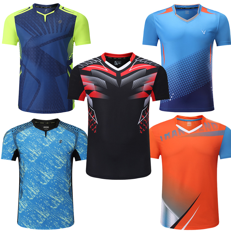 Camiseta masculina de treiname - Badminton Rank avaliação e preço